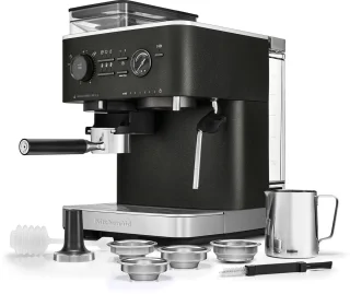 KitchenAid Espressomachine met Koffiemolen Vulkaanzwart