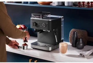 KitchenAid Espressomachine met Koffiemolen Vulkaanzwart