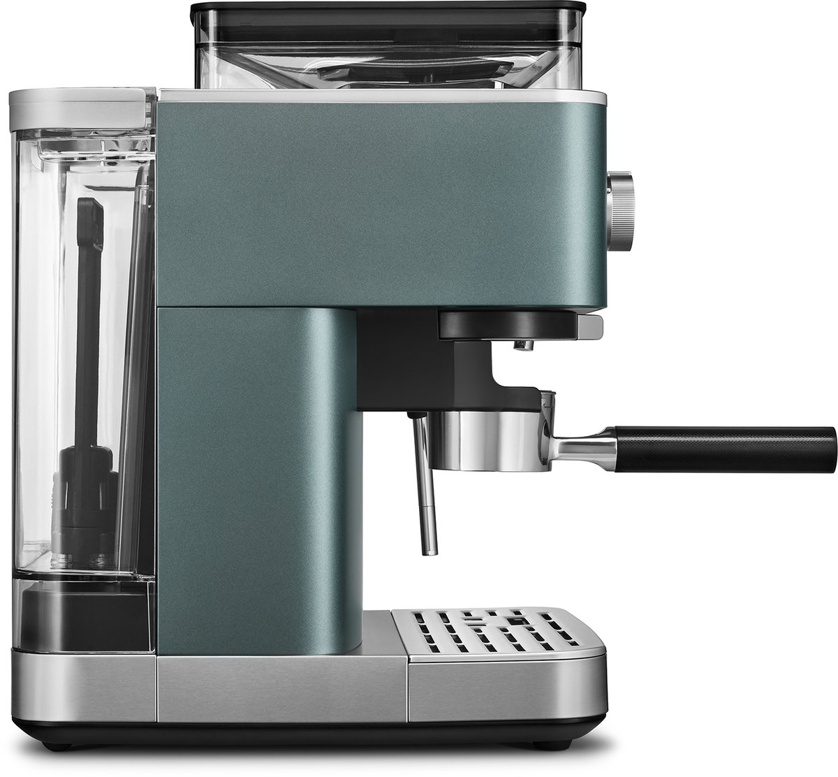 Wat vinden we goed aan de KitchenAid Juniper Halfautomatische Espressomachine met Koffiemolen