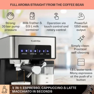 Klarstein Arabica Comfort Espressomachine