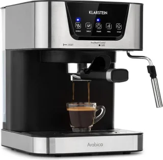 Klarstein Arabica Volautomatische Espressomachine Zilver/Zwart