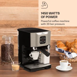 Klarstein Bellavita Koffiezetapparaat 1450W 1,4L Zilver