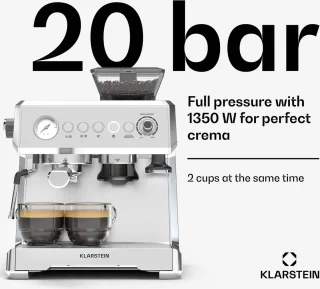 Klarstein GrandPresso Espressomachine RVS