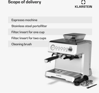 Klarstein GrandPresso Espressomachine RVS