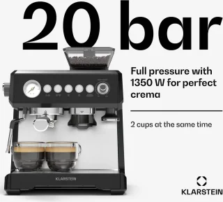 Klarstein GrandPresso Espressomachine Zwart
