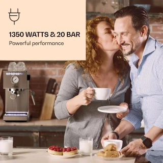Klarstein Pausa Espressomachine Zilver
