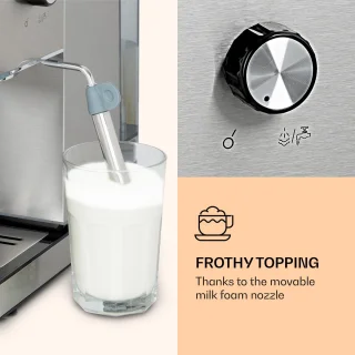 Klarstein Pausa Espressomachine Zilver