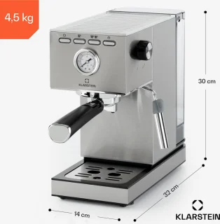 Klarstein Pausa Espressomachine Zilver