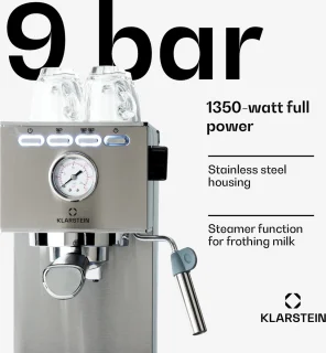 Klarstein Pausa Espressomachine Zilver