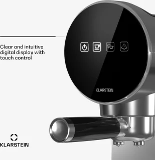 Klarstein Retro Mini Espresso Maker 0,9L Zilver