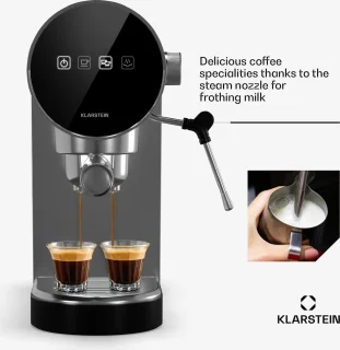 Klarstein Retro Mini Espresso Maker 0,9L Zilver