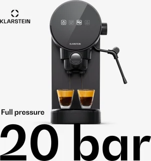 Klarstein Retro Mini Espresso Maker 0.9L Zwart