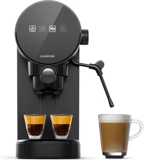 Klarstein Retro Mini Espresso Maker 0.9L Zwart