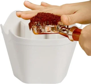 Koffie afvalbak espresso container wit