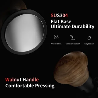 Koffie Sabotage Espresso Tamper 58,35 mm Walnoot
