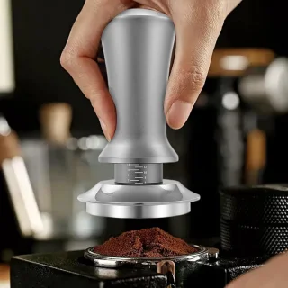 Koffie Sabotage tamper 53 mm zilver