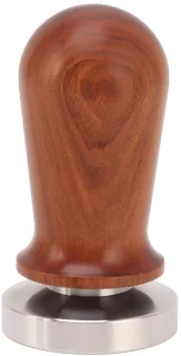 Koffie tamper 51 mm houtkleur