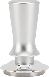 Koffie tamper 51 mm zilver