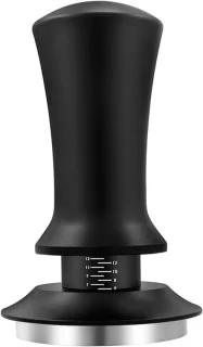 Koffie tamper 51 mm zilver