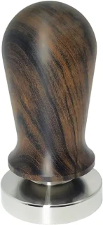 Koffie tamper 51/58 mm zwart zilver