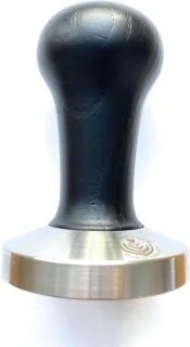 Koffie tamper 53 mm bruin