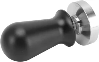 Koffie tamper 58 mm zilver