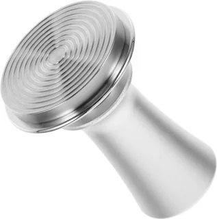 Koffie tamper en espresso verdeler 53mm zilver