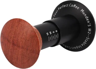 Koffie tamper - Espresso Sabotage - 58 mm - zilver hout