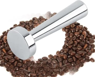 Koffie tamper espresso tool 2.4 cm zilver