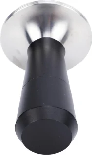 Koffie Tamper - Koffiepers Gereedschap - Espresso Bereiden - Roestvrijstalen Basis - 58 mm - Zilverkleurig