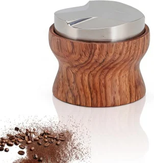 Koffie tamper nivelleerder divider 51mm zwart