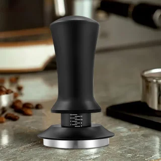 Koffie tamper Sabotage 53 mm zwart
