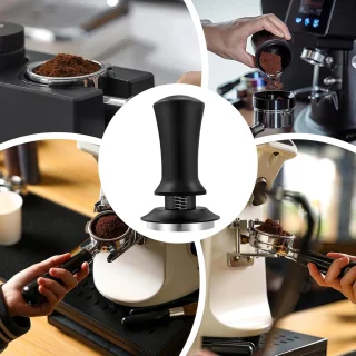 Koffie tamper Sabotage 53 mm zwart