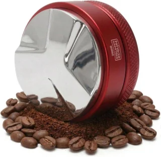 Koffiedistributeur 58 mm zilver