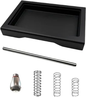 Koffiedruppelbak lage lekbak 20 x 10 x 2 cm zwart