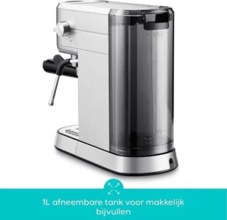 Koffiemachine voor espresso – roestvrij staal