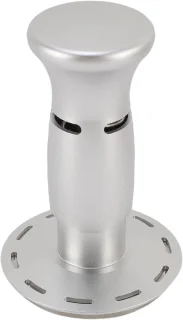 Koffiepoeder Hamer koffie tamper 6x9,5 cm zilver