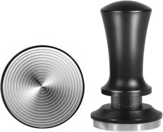 Koffiestamper 58 mm zilver