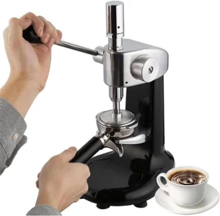 Koffiestamper 58 mm zwart