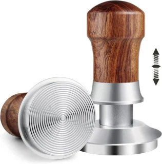 Koffietamper 51 mm - Houten handvat