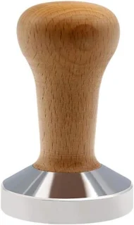 Koffietamper 51 mm Houten handvat