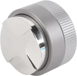 Koffietamper 51 mm zilver