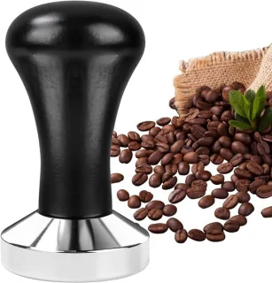 Koffietamper - 51 mm - zwart