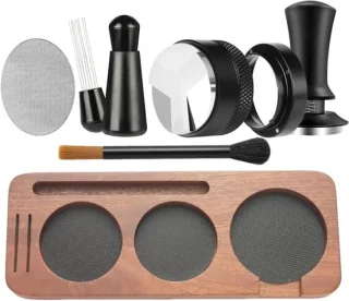 Koffietamper 58 mm Zwart
