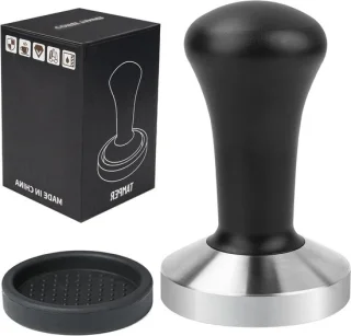 Koffietamper espresso stempel 58 mm zwart
