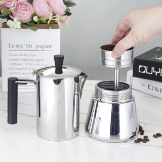 Koffietrechterfilter van roestvrij staal voor espressomachine