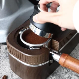 Koffieverdeler Sabotage espresso nivelleerder 53.3 mm zilver