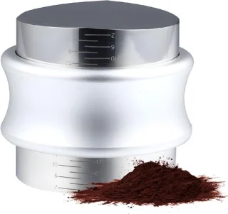 Koffieverdeler & Tamper 51 mm Zilver