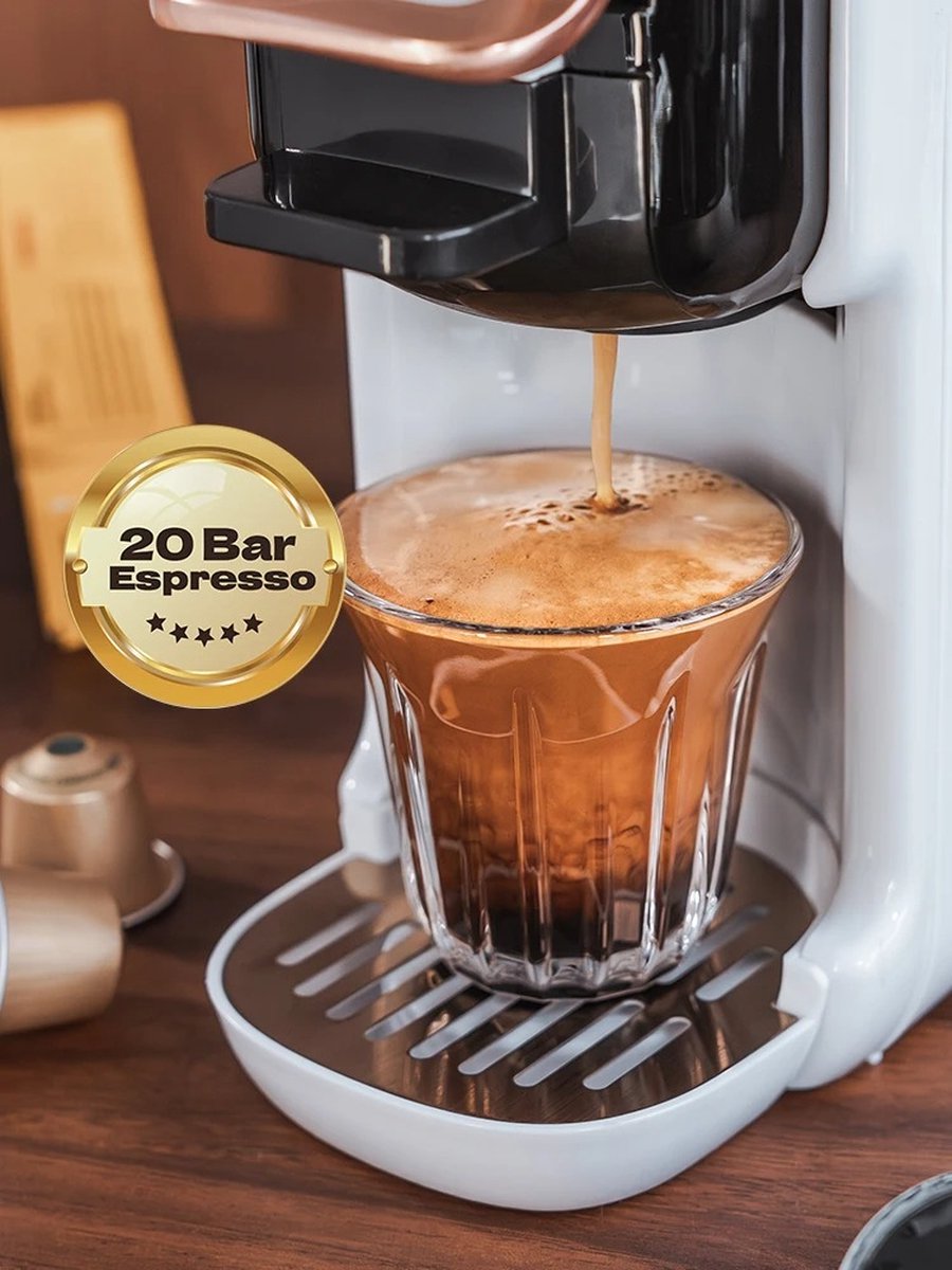 Koffiezetapparaat 5-in-1 met Melkopschuimer