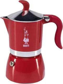 Koffiezetapparaat - Espresso maker - Koffie Zetten - Italiaans Icoon - 3 Koppen - Rood